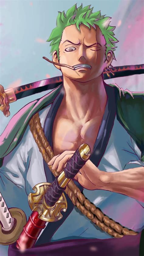 Get Roronoa Zoro One Piece Wallpaper 4K Phone PNG