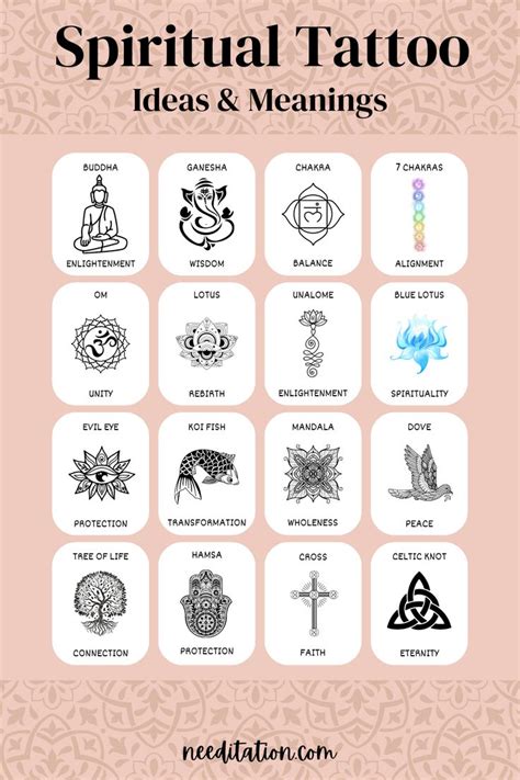 Spiritual Tattoo Ideas | Meanings in Life | Meditation Tattoos for ...