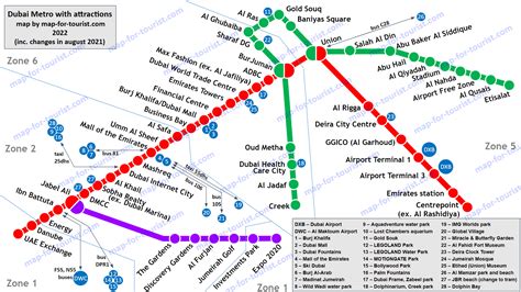 dubai metro map