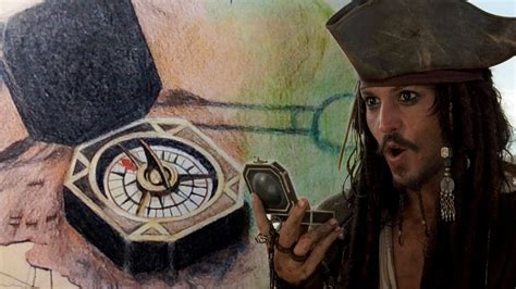 Captain Jack Sparrow's Compass Drawing - YouTube