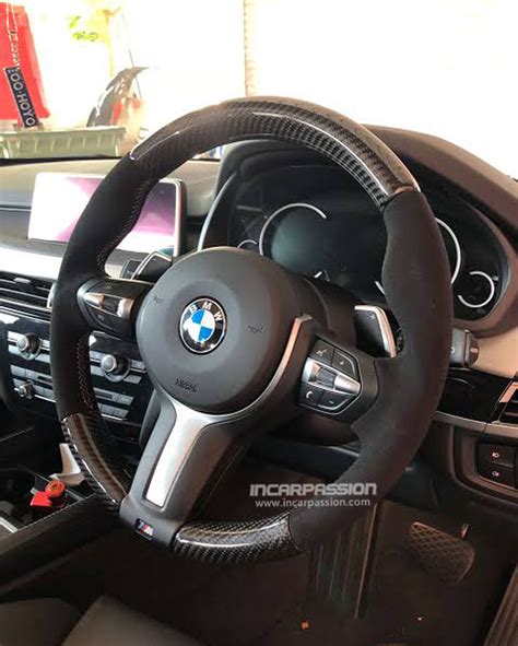 BMW M Performance Steering Wheel with Carbon & LED Racing Display