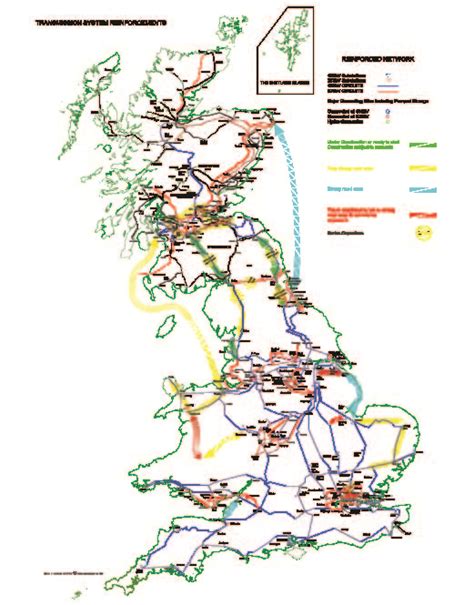 Map of United Kingdom Electricity Grid - United Kingdom - National ...