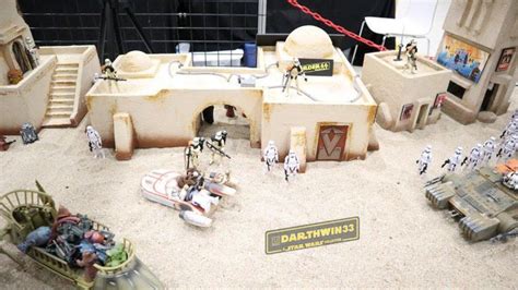 STAR WARS DIORAMA TATOOINE PANAMA 2019 #order66panama | Belenes, Halcon ...