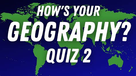 World Geography Quiz 2 - A More Challenging Quiz! - YouTube