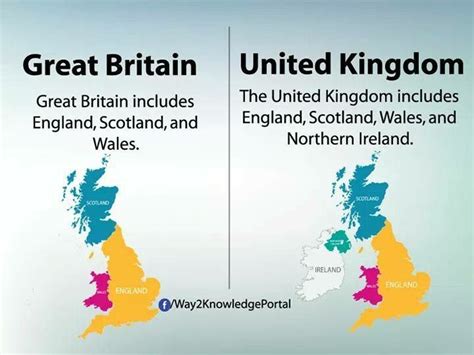 Uk Vs Great Britain Map: Exploring The Differences - Map of Counties in ...