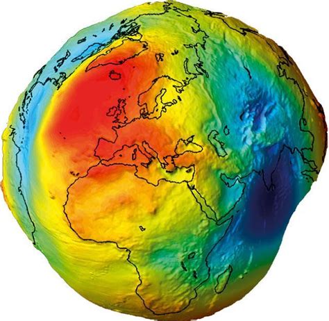 Today I reading something about earth and randomly I found "real shape ...