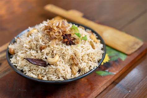 Best Ghee Rice Pulao, Veg Pulao, Neychoru, Nei Choru Recipe - Chef ...