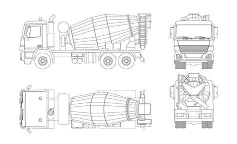 Concrete Truck Drawing Images – Browse 11,678 Stock Photos, Vectors ...