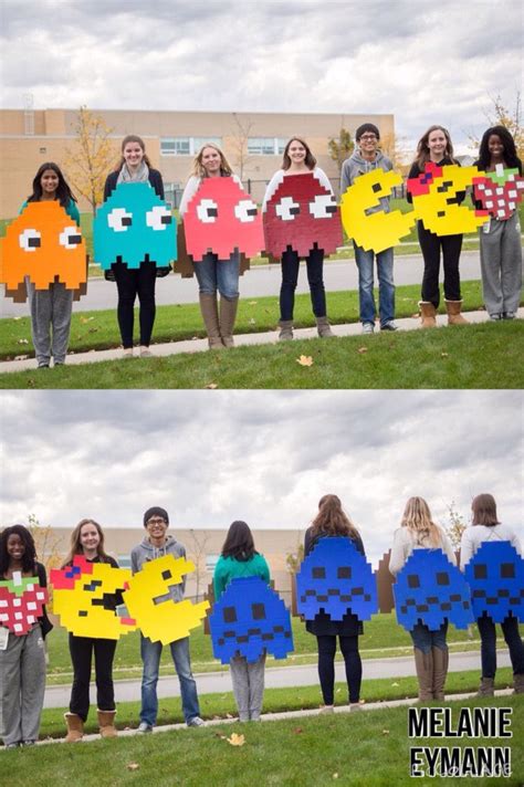 Group halloween costume. Pacman with ghosts and extra! | Halloween ...