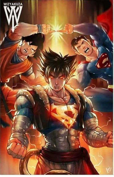 Goku and Superman fusion | Dragon ball wallpapers, Dragon ball super ...