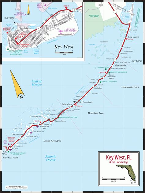 Map Of Key West Florida Attractions - Printable Maps