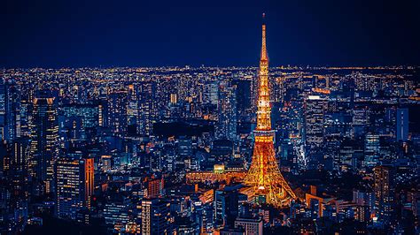 tokyo tower city lights #cityscape night lights #night #lights #japan # ...