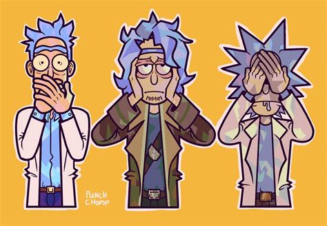 Speak no evil, hear no evil, see no evil : r/rickandmorty