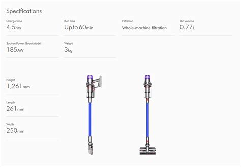 Cordless vacuum cleaner - Wand Length. | Dyson Community