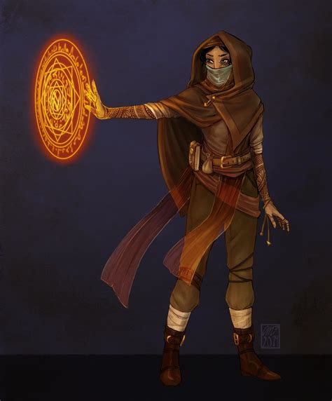 ArtStation - Khadija, Abjuration Wizard