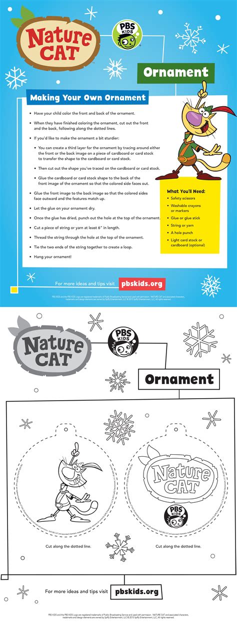 Nature Cat Holiday Ornament #NatureCat #Holidays #Ornament | How to ...