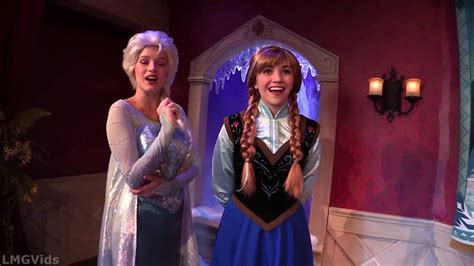 Interactive Anna and Elsa Meet and Greet Disneyland October 5,2014 ...