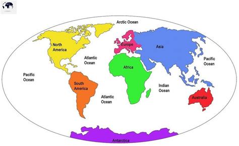 Labeled World Map with Continents and Countries - Blank World Map ...