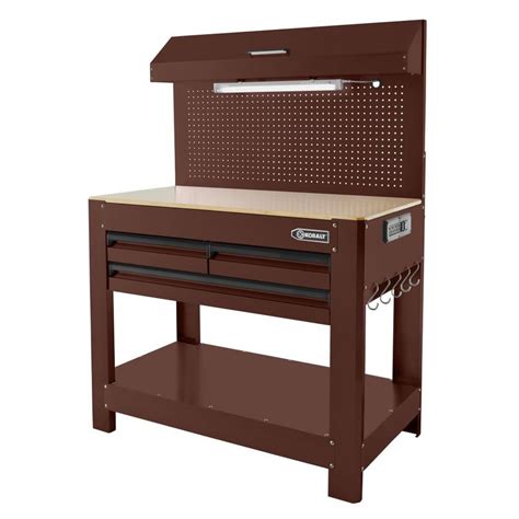 Kobalt 48-in W x 36-in H 3-Drawer Wood Work Bench at Lowes.com