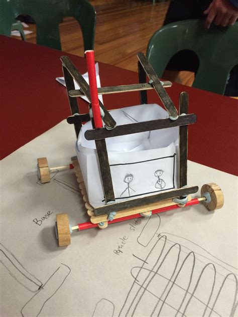 In Ace, we had to build a cart that would hold an egg if the cart was ...