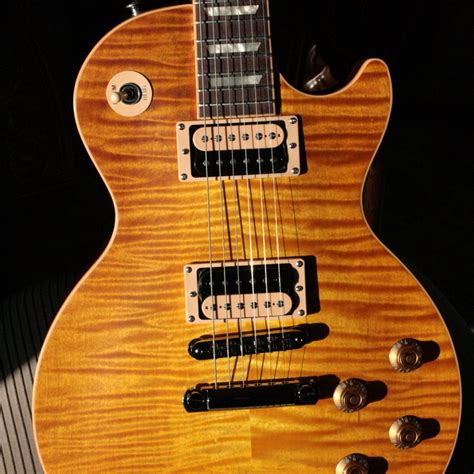 2007 Gibson Les Paul Standard Flametop Honeyburst Zebra Pickups Slash ...