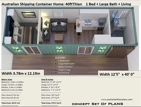 40 Ft Container House Floor Plans - floorplans.click