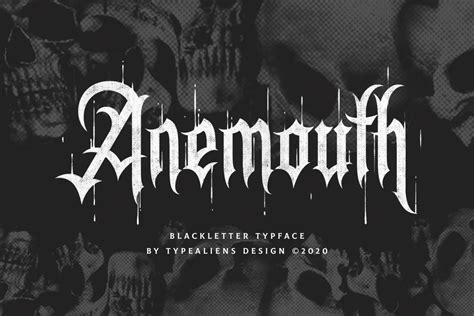 20+ Best Death Metal Fonts for Brutally Powerful Designs