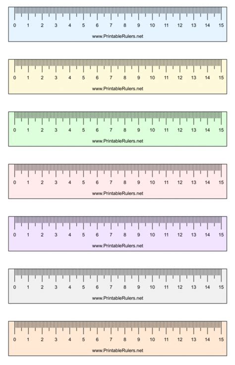 Printable Measurement Ruler