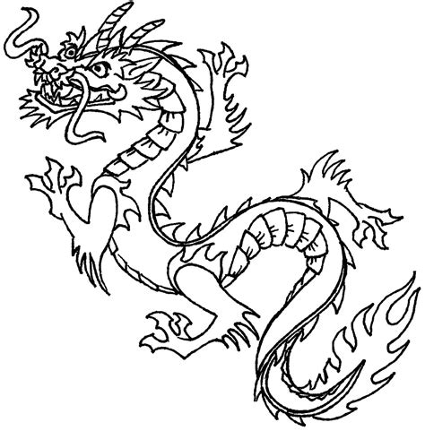 Free Printable Chinese Dragon Coloring Pages For Kids | Dragon coloring ...