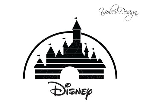 Disney Castle Outline Svg