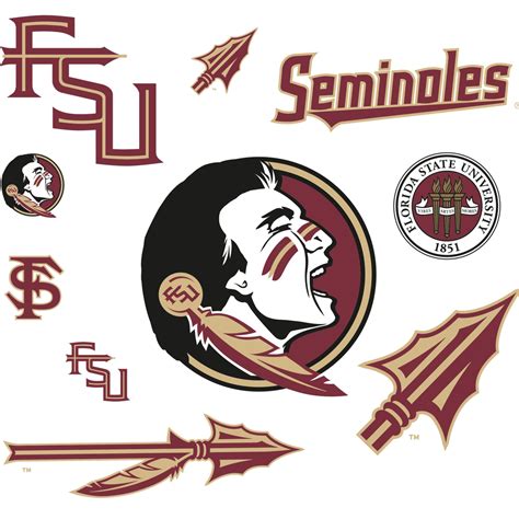 FSU Wall Decals & Wall Decor | Florida state seminoles logo, Florida ...