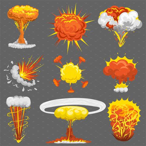 Cartoon explosion boom effect | Cartoon, Sprite, Explosion