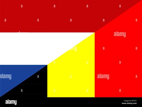 netherland belgium flag Stock Photo - Alamy