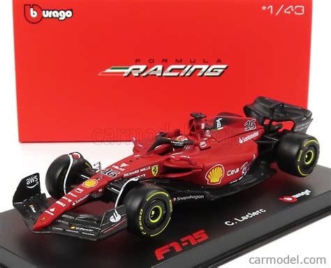 FERRARI F1-75 SCUDERIA FERRARI N 16 SEASON 2022 CHARLES LECLERC WITH ...