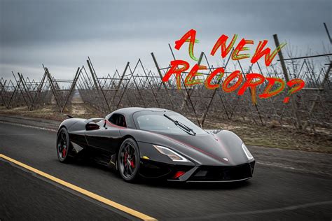 The SSC Tuatara May Have Set a New World Top Speed Record