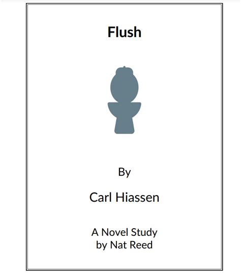 Flush: Novel Study Study Guide for 4th - 8th Grade | Lesson Planet