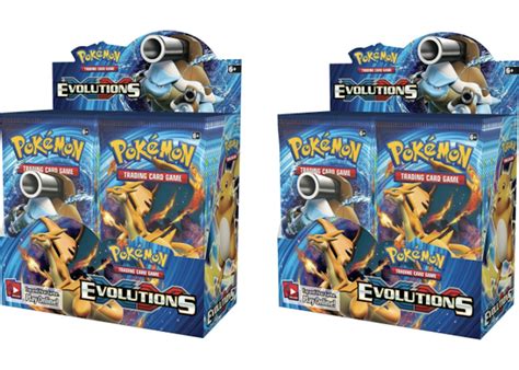 2016 Pokemon XY Evolutions Booster Box 2X Lot - 2016