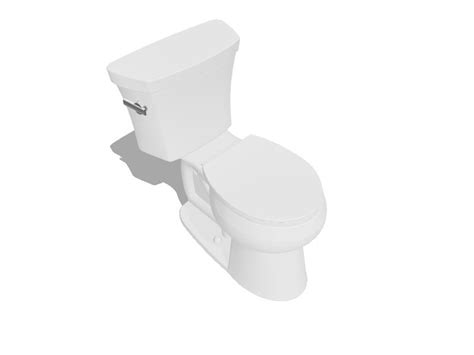 KOHLER Highline White Elongated Tall Height 2-piece Toilet 12-in Rough ...