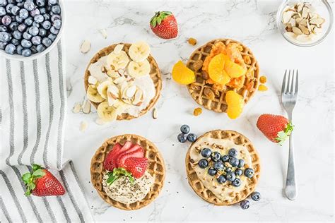 Healthy Waffle Toppings - Charisse Yu