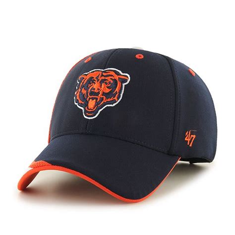 Chicago Bears Neutral Zone MVP Navy 47 Brand Adjustable Hat ...