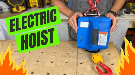 How I'm using my new Electric Hoist! DEMO & REVIEW - YouTube