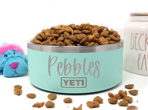 Yeti Dog Bowl | Personalized Yeti Boomer Bowl – Fidos Collars