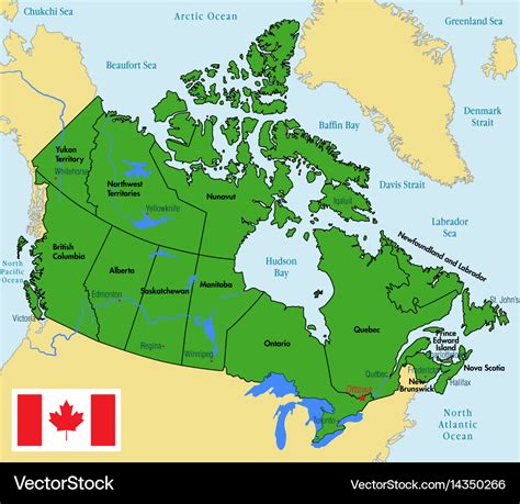 Canada Map And Capital Cities