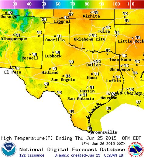 Current Weather Map For Texas - Usa Track And Field Map It