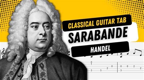 Sarabande Guitar Tab - Handel - YouTube