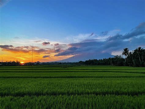 Sunset from the Mayon Volcano Photograph by William E Rogers - Fine Art ...