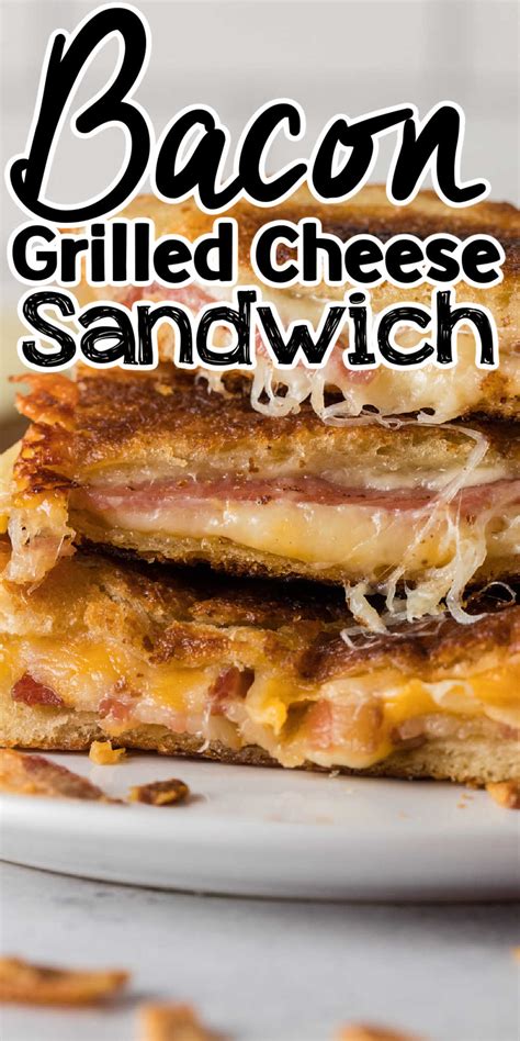 Bacon Grilled Cheese Sandwich Recipe • MidgetMomma