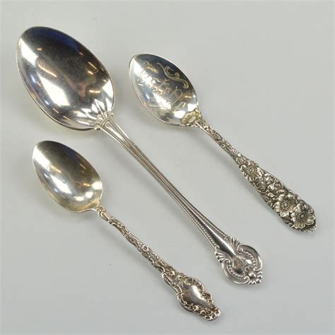 Antique Sterling Silver Spoons | EBTH