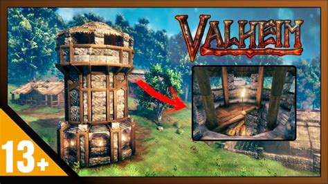 Valheim Stone Tower - Circular WatchTower Build Guide