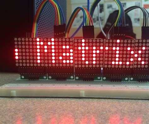 Display Text On 8x8 Led Matrix With Max7219 Arduino Module - Riset